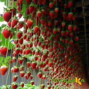 Клубника ампельная Анастасия купить по цене от 370р. в интернет-магазине «Посадика» с доставкой почтой в в Гайе и по всей России – [изображение №1].